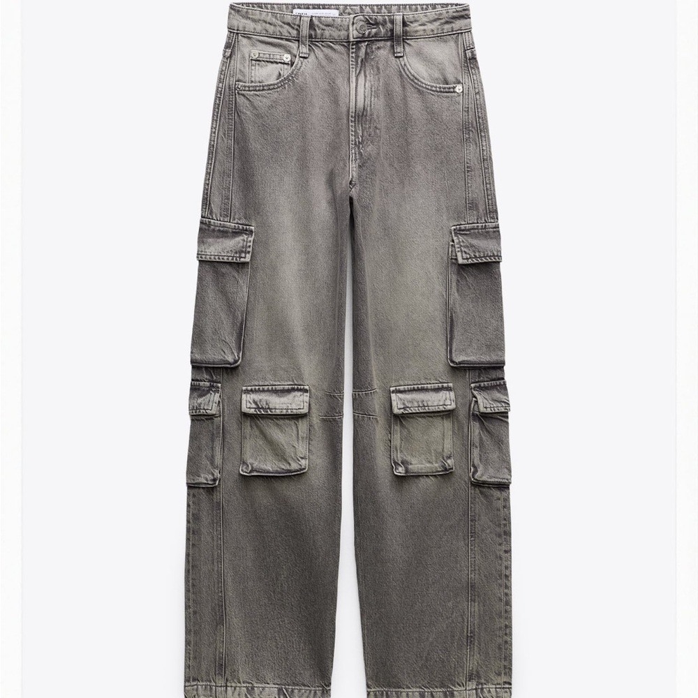 Cargo Jeans | ZARA | Grey